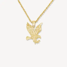 10k Gold Eagle Pendant