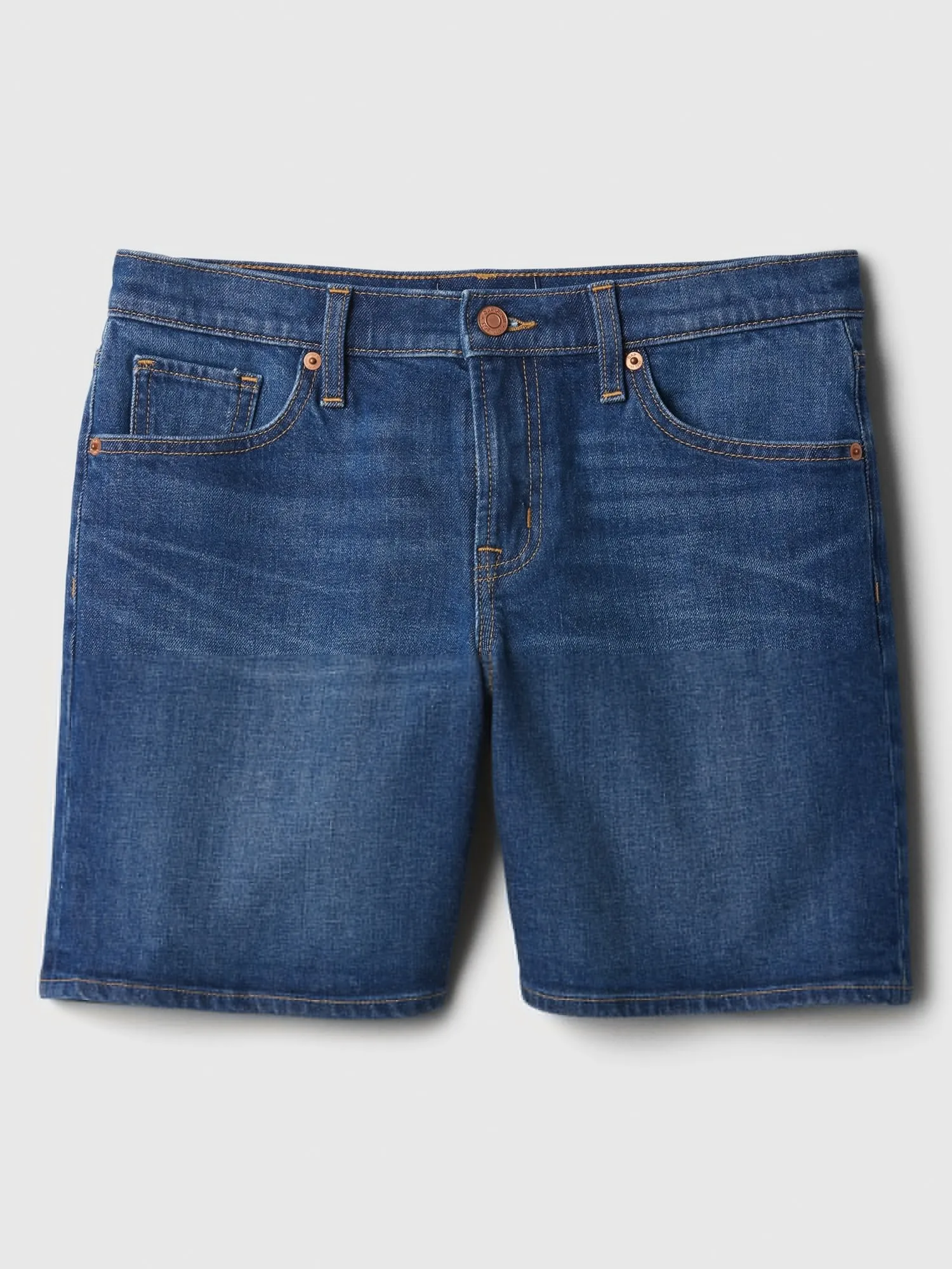 5" Mid Rise Denim Shorts