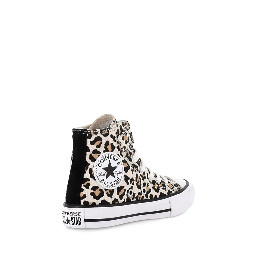 ALL STAR HI KIDS 1V LEOPARD LOVE - DRIFTWOOD/BLACK/WHITE