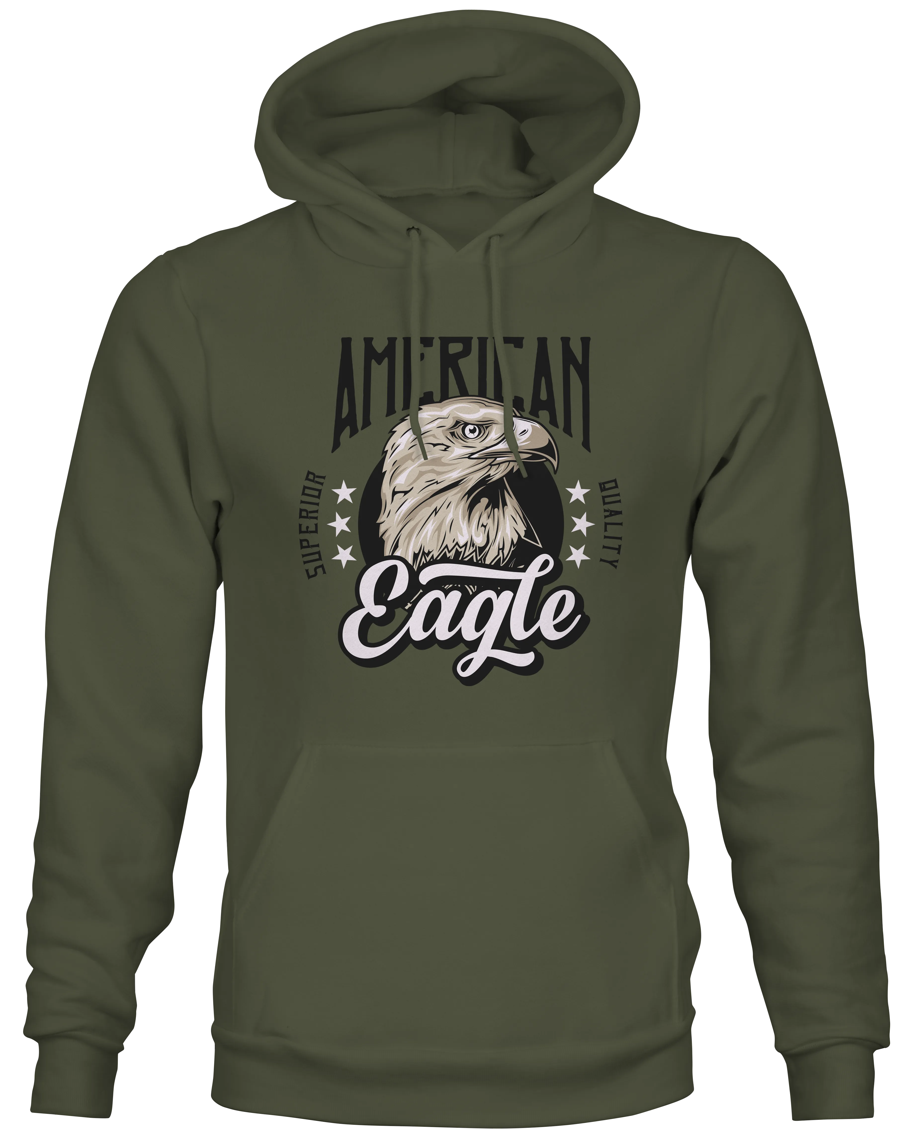 American Eagle Military Green Hoodie