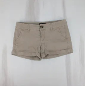 AMERICAN EAGLE TAN SHORTS LADIES SIZE 2 EUC