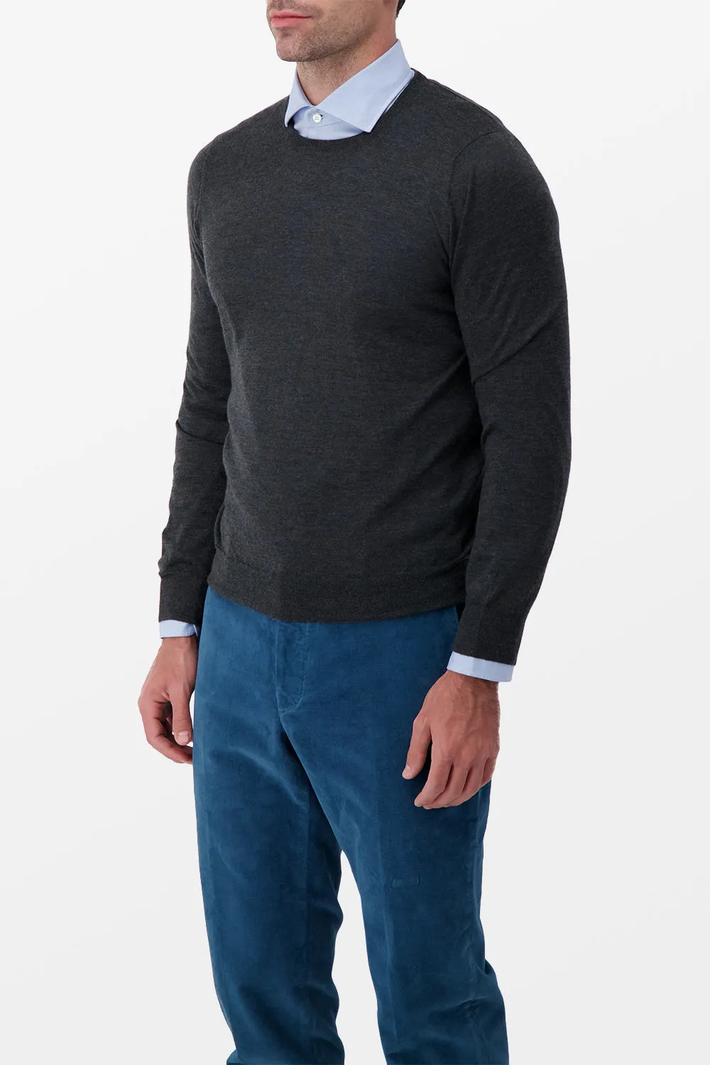 Barba Napoli Grey Cashmere Sweater