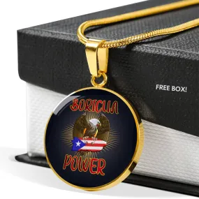 Boricua Power Eagle Necklace