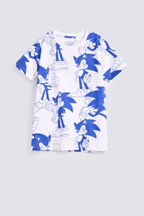 BOYS SONIC PRINTED TEE