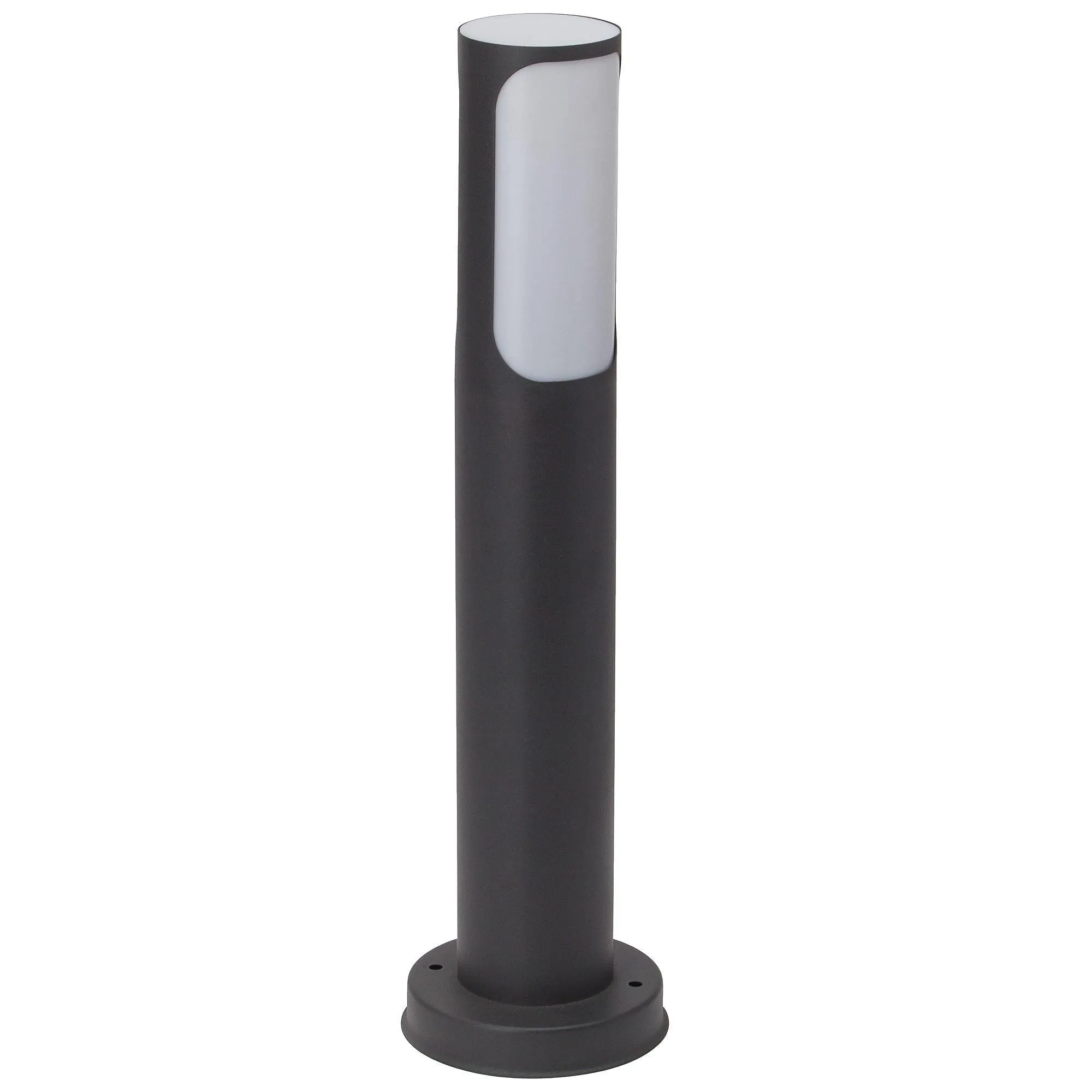 Brilliant 1 Light 20W Gap Outdoor Pillar Light - Anthracite | 43584/63