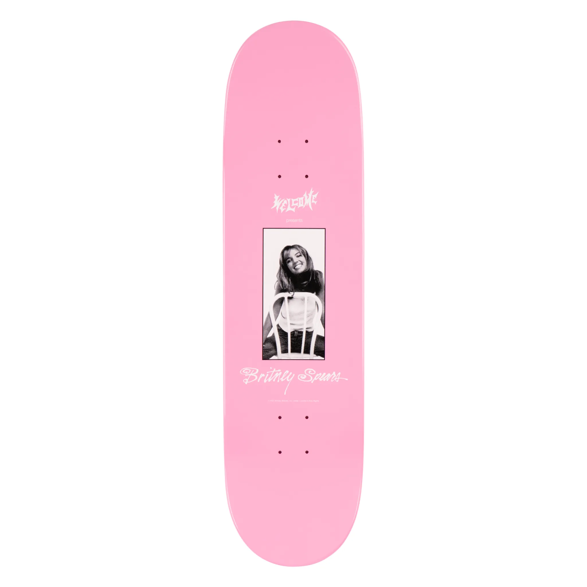 Britney Spears X Welcome - Baby One More Time on Popsicle - Pink Glitter - 8.25"