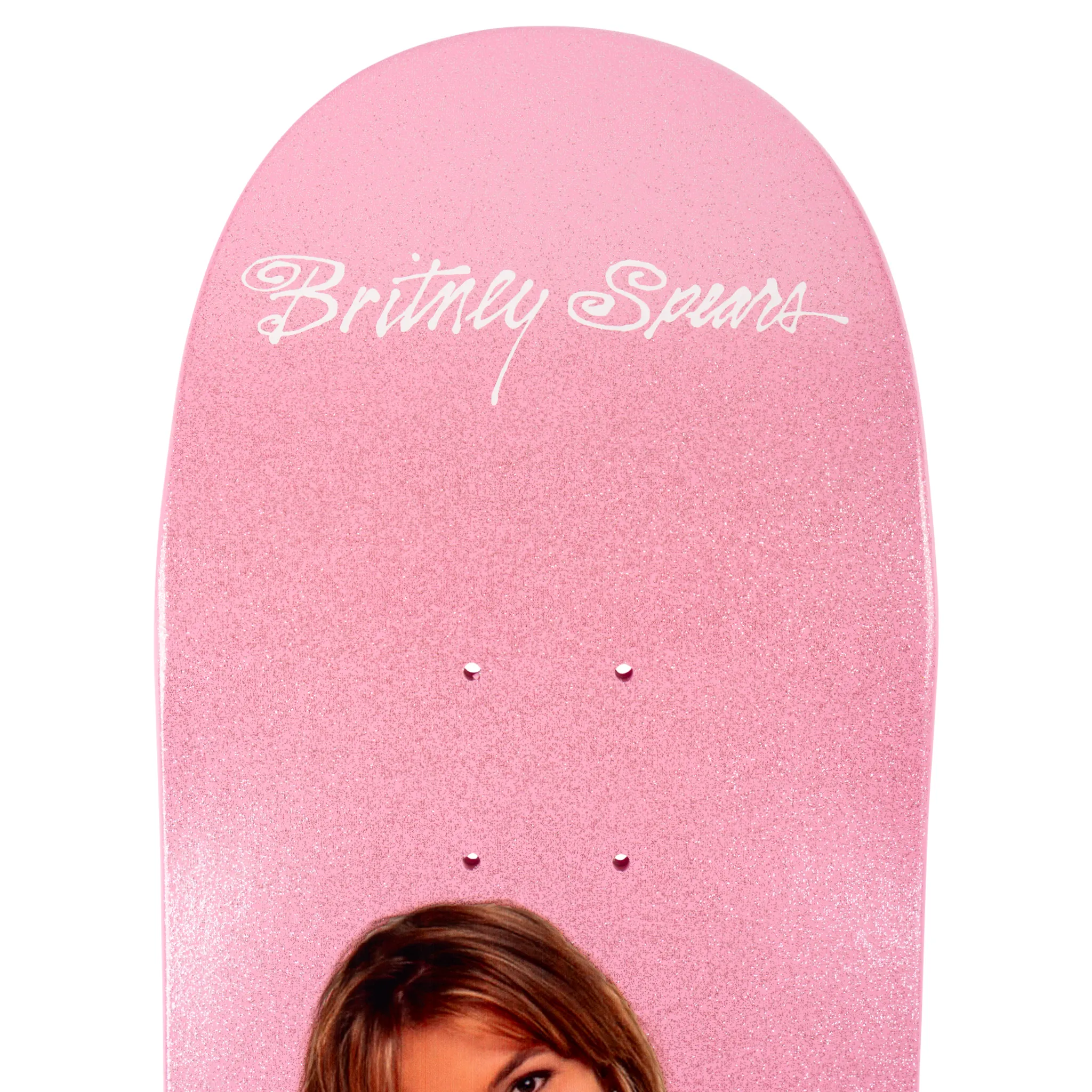 Britney Spears X Welcome - Baby One More Time on Popsicle - Pink Glitter - 8.25"