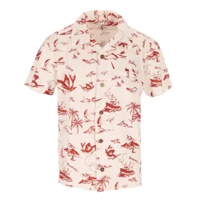 Camicia Uomo Chesapeake's m/m Islamorada Bianco Panna / Rosso