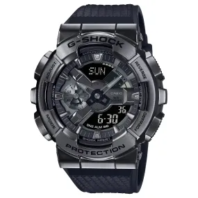 Casio G-Shock GM110BB-1A Black Edition Steel Metal Bezel Watch