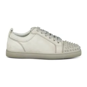 CHRISTIAN LOUBOUTIN  'JUNIOR SPIKES' ORLATO SNEAKERS LIGHT GREY / BEIGE