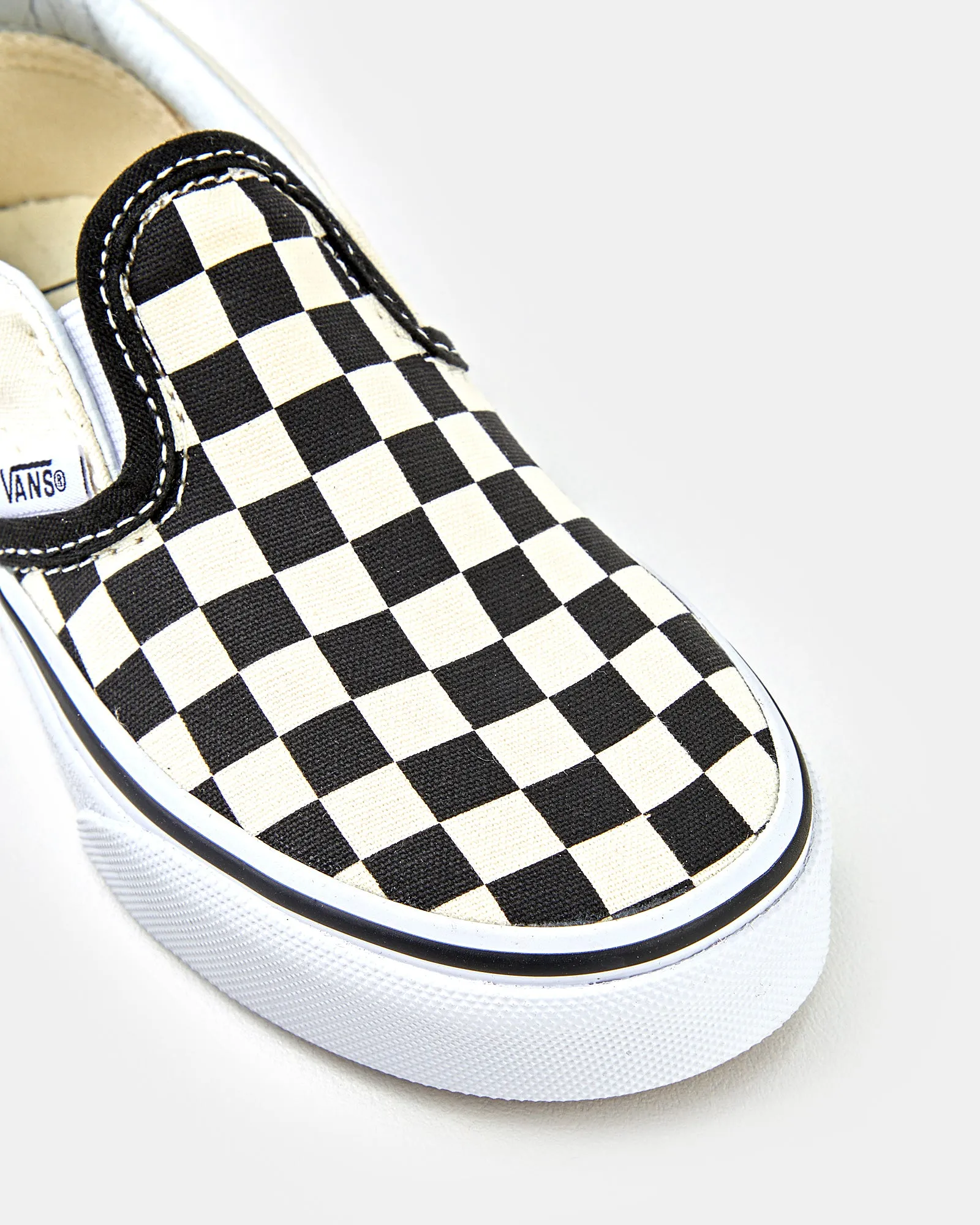 Classic Slip Ons Youth Black/White