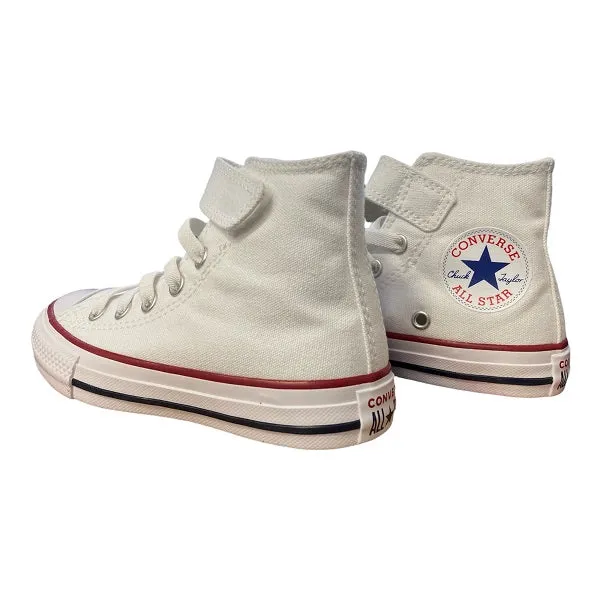 Converse children's sneakers shoe with elastic lace Chuck Taylor All Star 372884C white