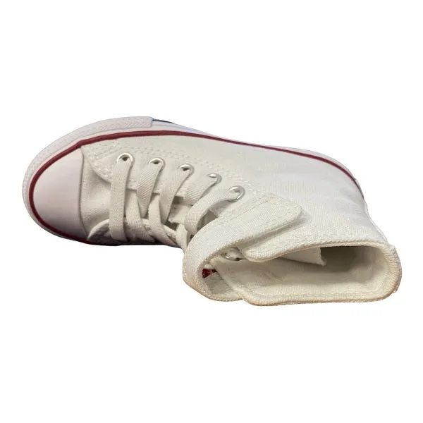 Converse children's sneakers shoe with elastic lace Chuck Taylor All Star 372884C white