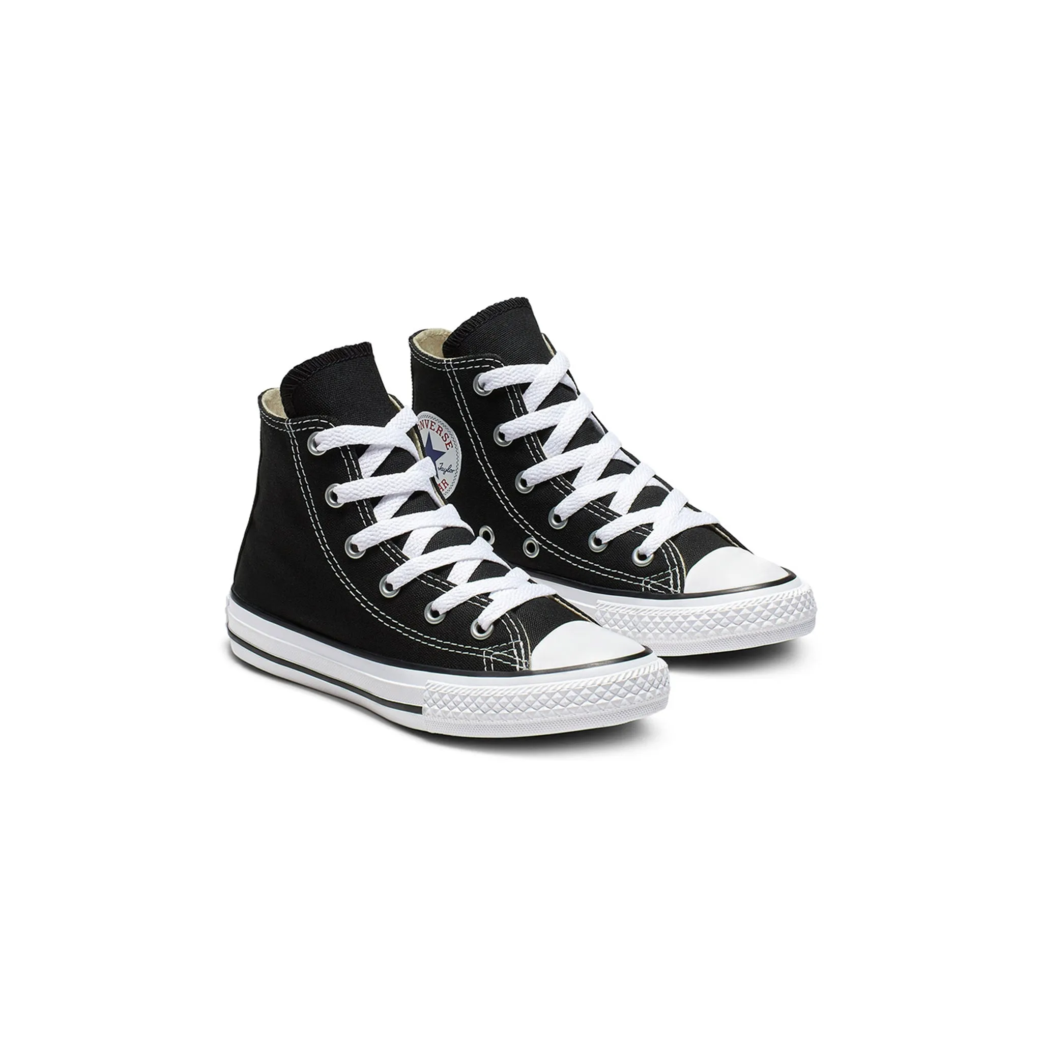 Converse Chuck Taylor All Star Lace-Up Black Canvas Kids Plimsolls 3J231C