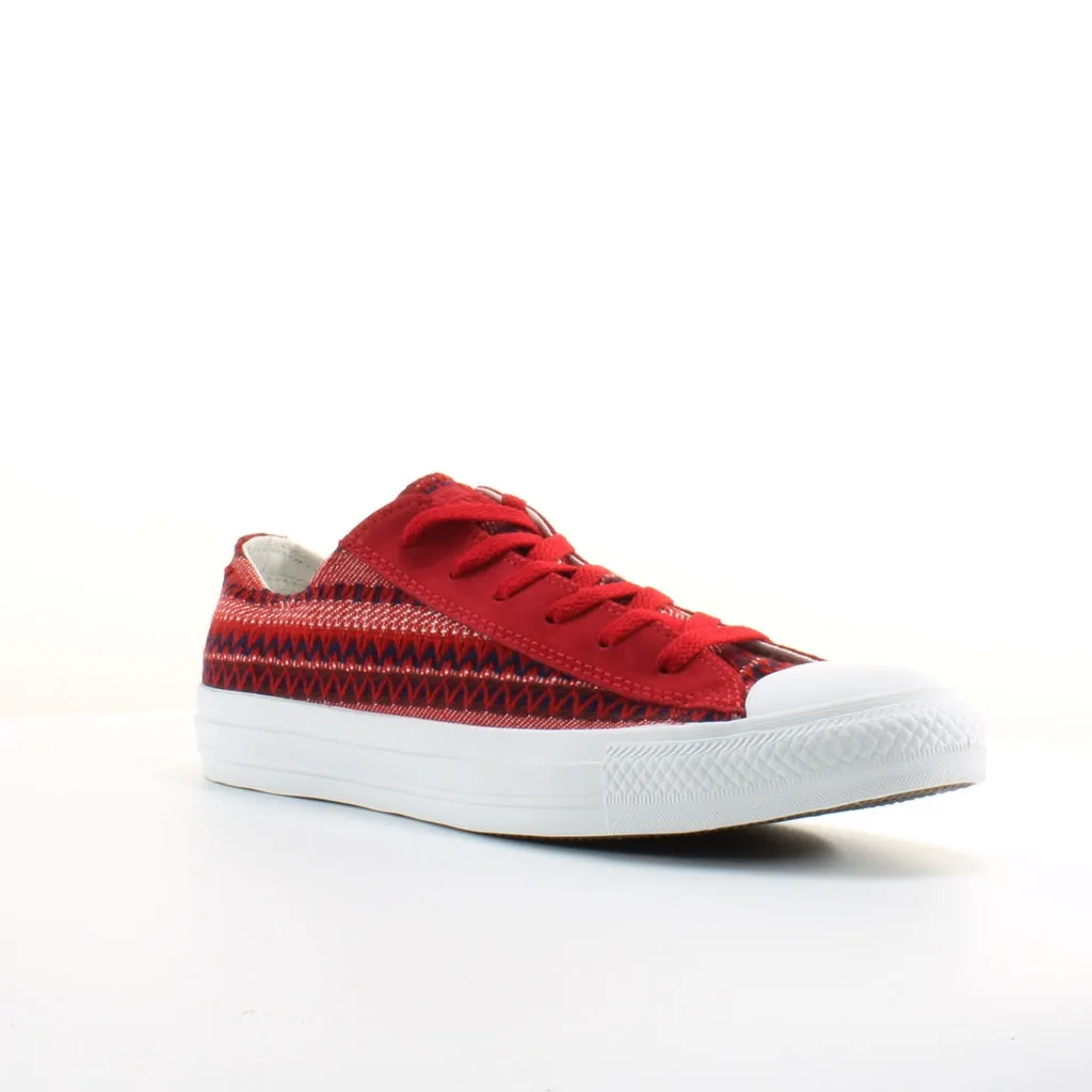 Converse CT All Star Blanket Ox Red Canvas Unisex Lace Up Trainers 139827F