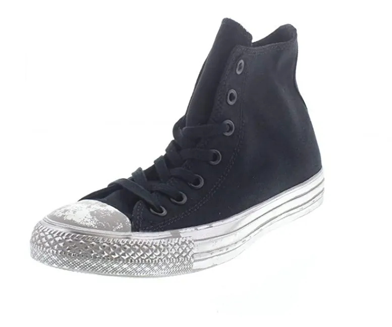 Converse Ctas HI 156763C black-silver women's sneakers shoe