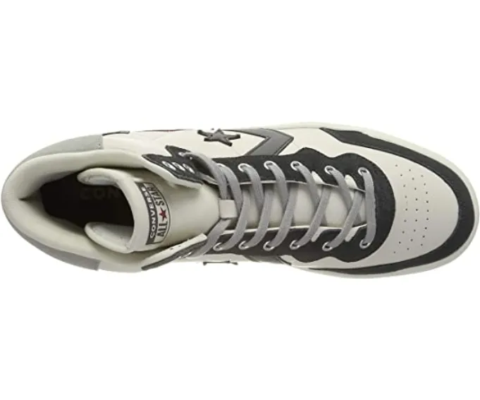 Converse men's sneakers shoe in Fast Break leather 162792C light grey