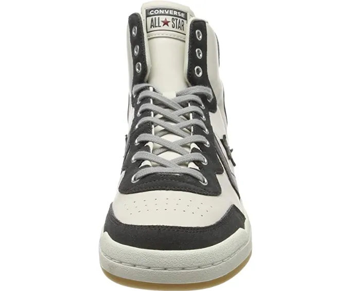 Converse men's sneakers shoe in Fast Break leather 162792C light grey