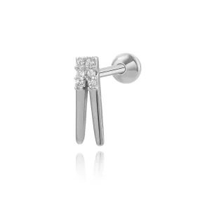 Cute Chopsticks Screw Back Earring