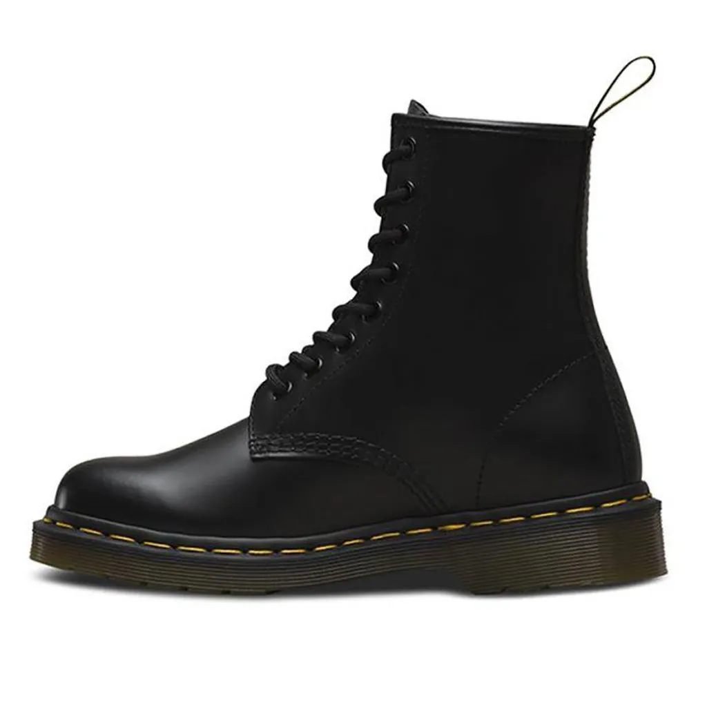 Dr. Martens 1460 8 Eye Boot- Black Smooth