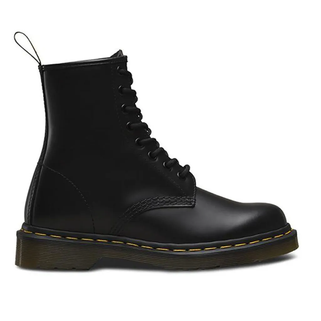 Dr. Martens 1460 8 Eye Boot- Black Smooth