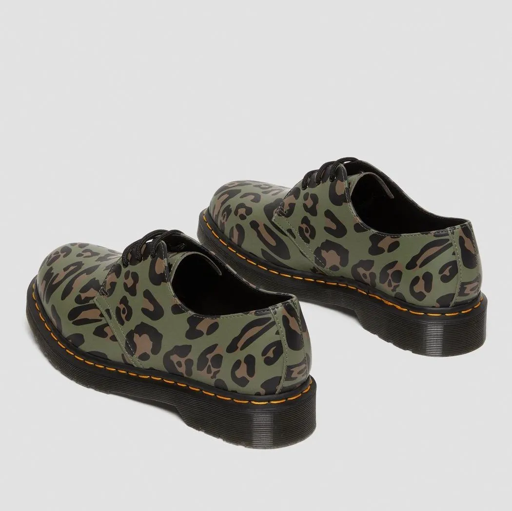 Dr. Martens 1461 Distorted Leopard Print Shoes