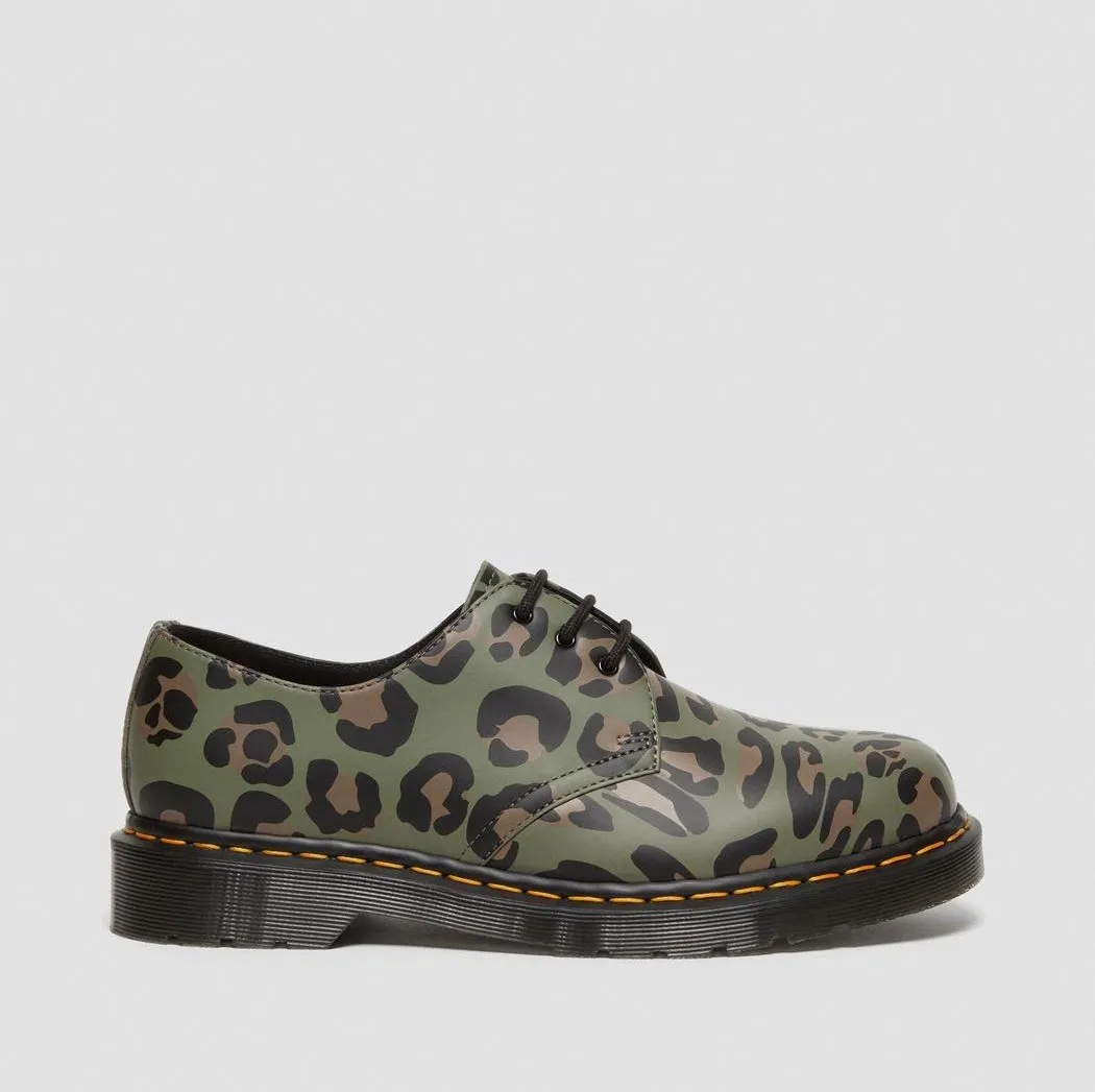 Dr. Martens 1461 Distorted Leopard Print Shoes