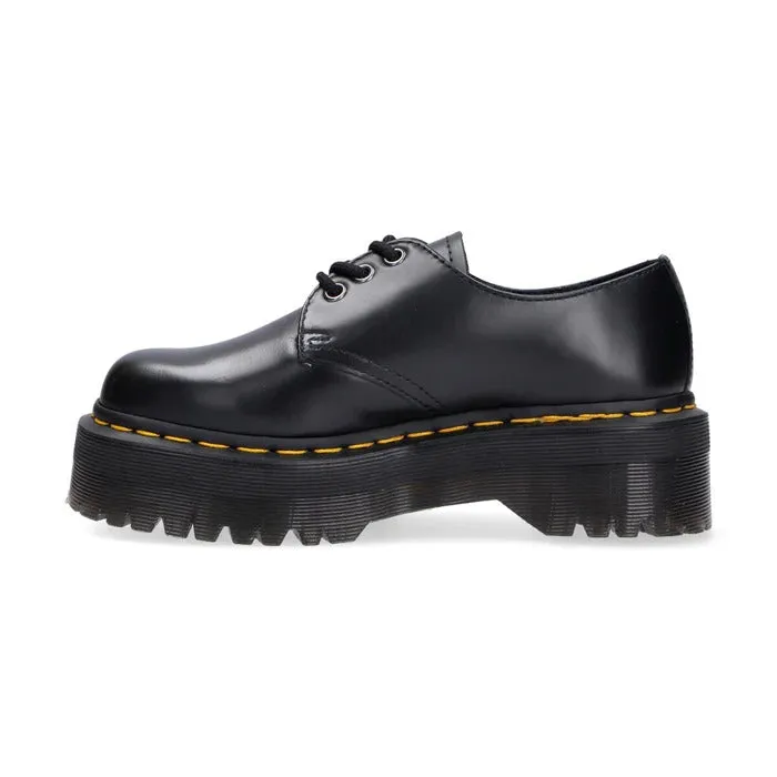 Dr Martens 1461 Quad Nero Polished Smooth