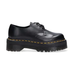 Dr Martens 1461 Quad Nero Polished Smooth