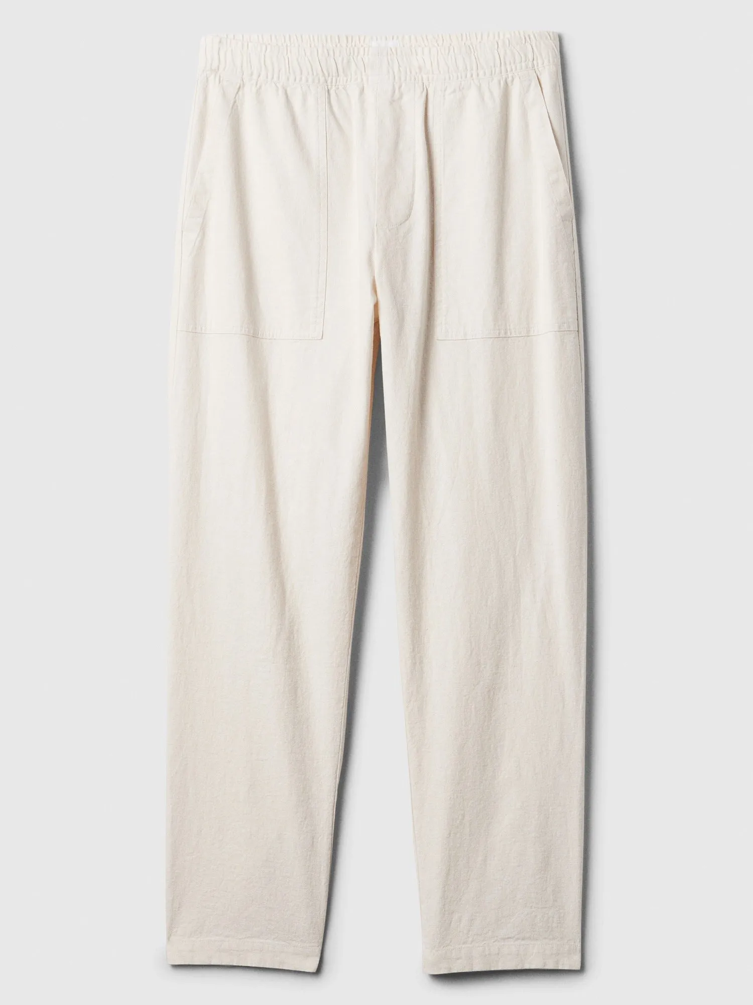 Easy Linen-Blend Utility Pants