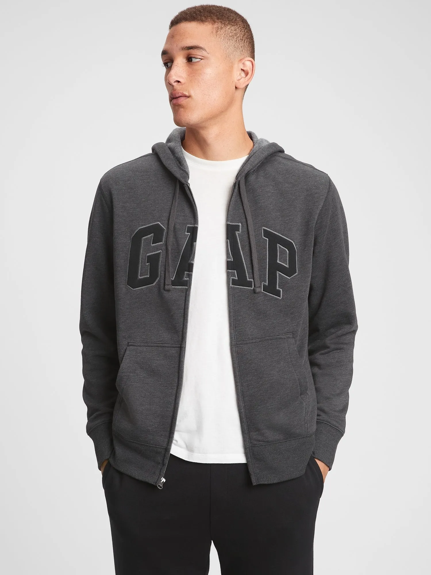 Gap Logo Zip Hoodie