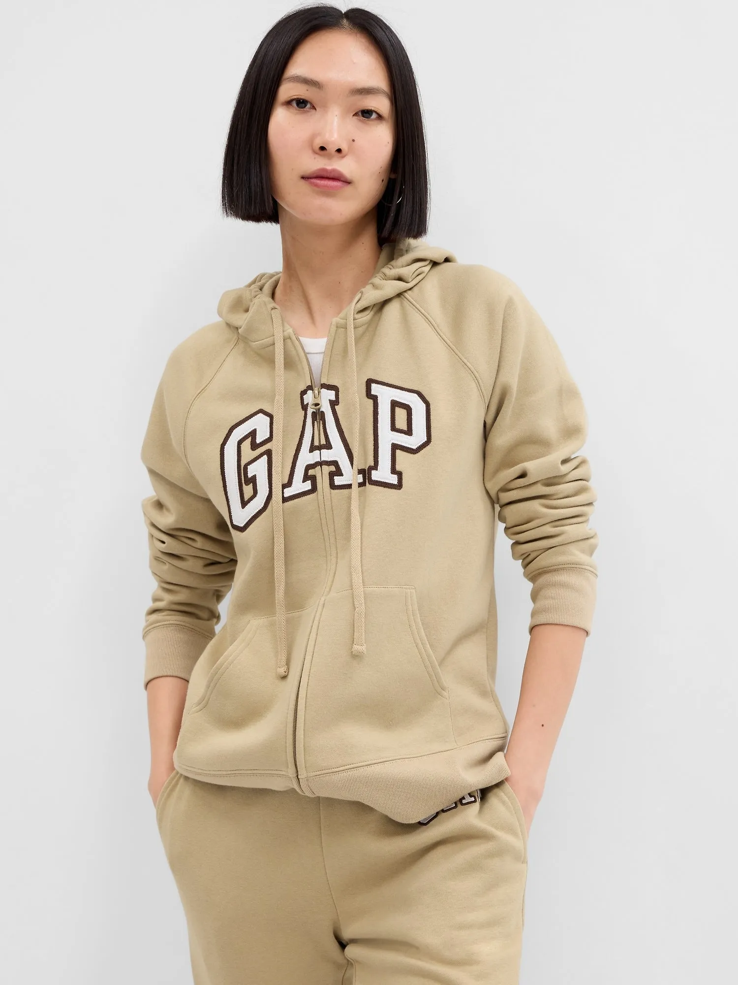 Gap Logo Zip Hoodie