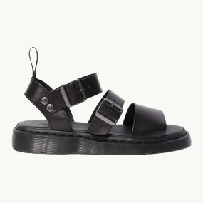 GRYPHON STRAP SANDAL BLACK BRANDO