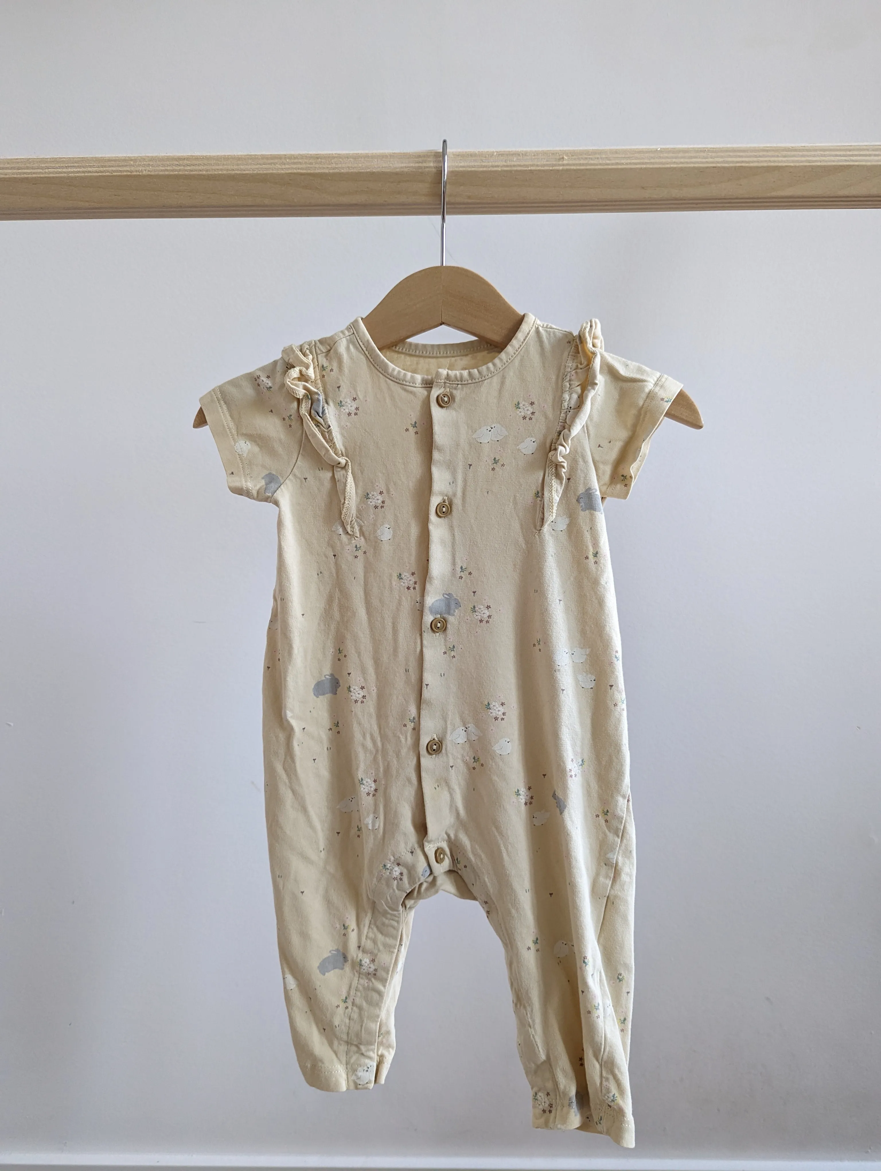 H&M Footless Jumpsuit (4-6M)