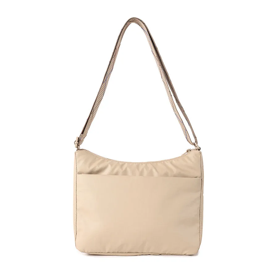 HARPER'S CROSSBODY RFID - CREASED SAFARI BEIGE