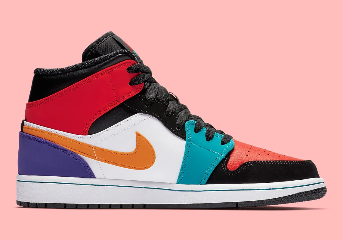 Jordan 1 Mid Bred Multi-Color