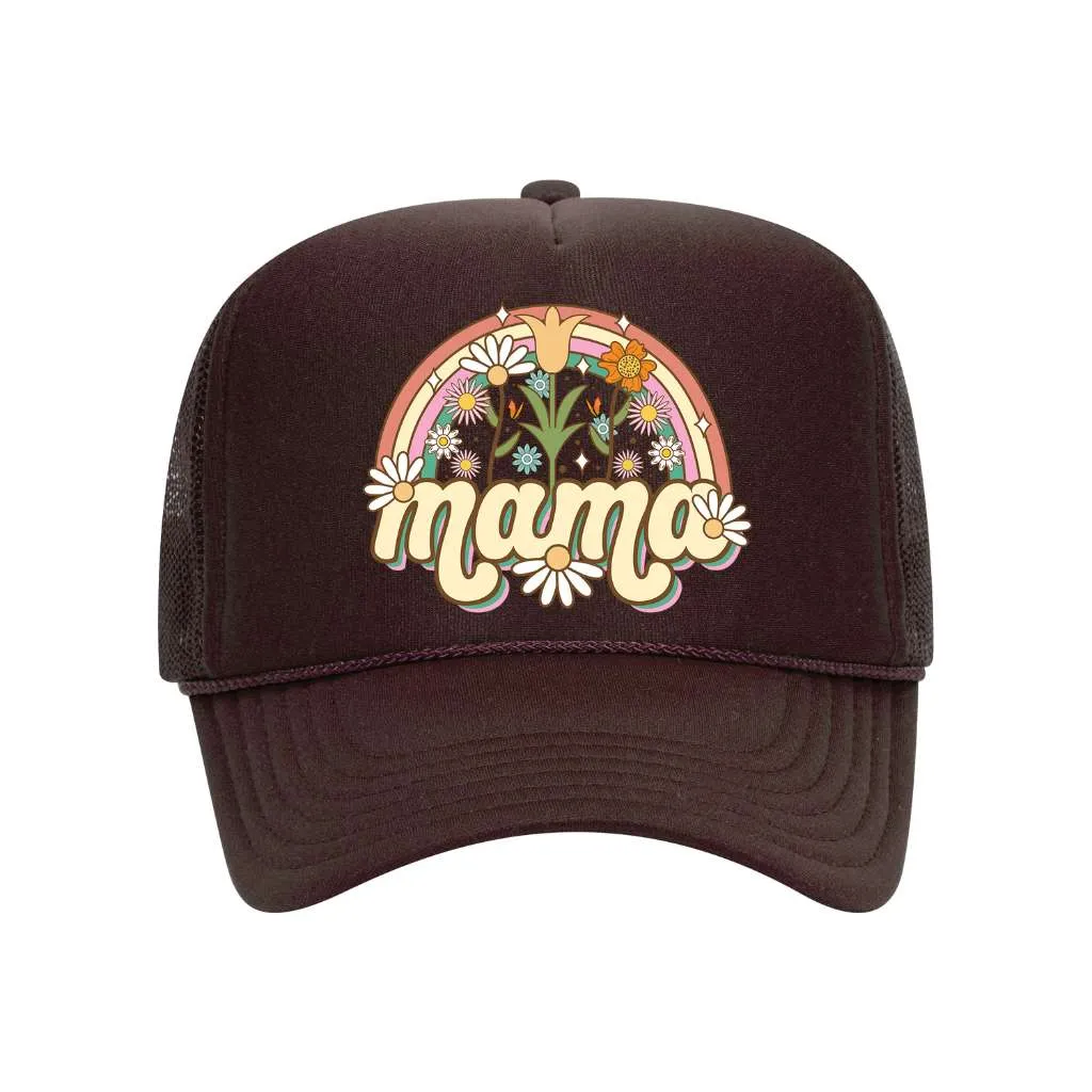 Mama Spring Solid Foam Trucker Hat