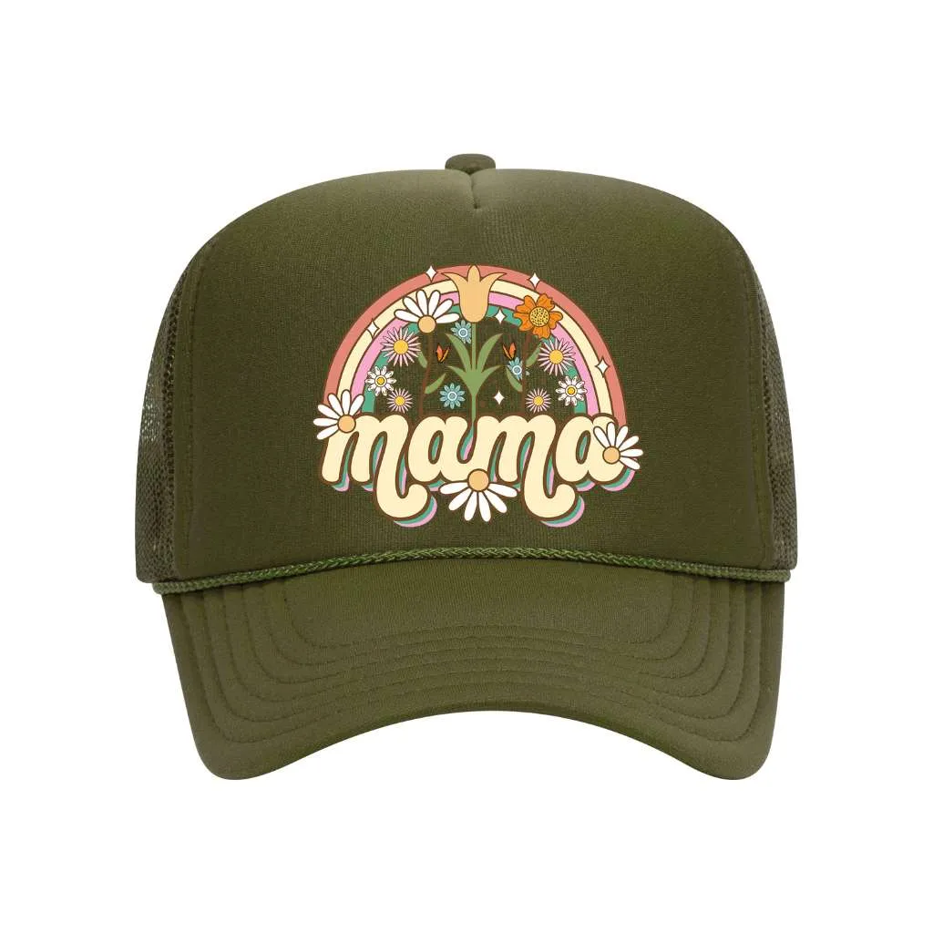 Mama Spring Solid Foam Trucker Hat