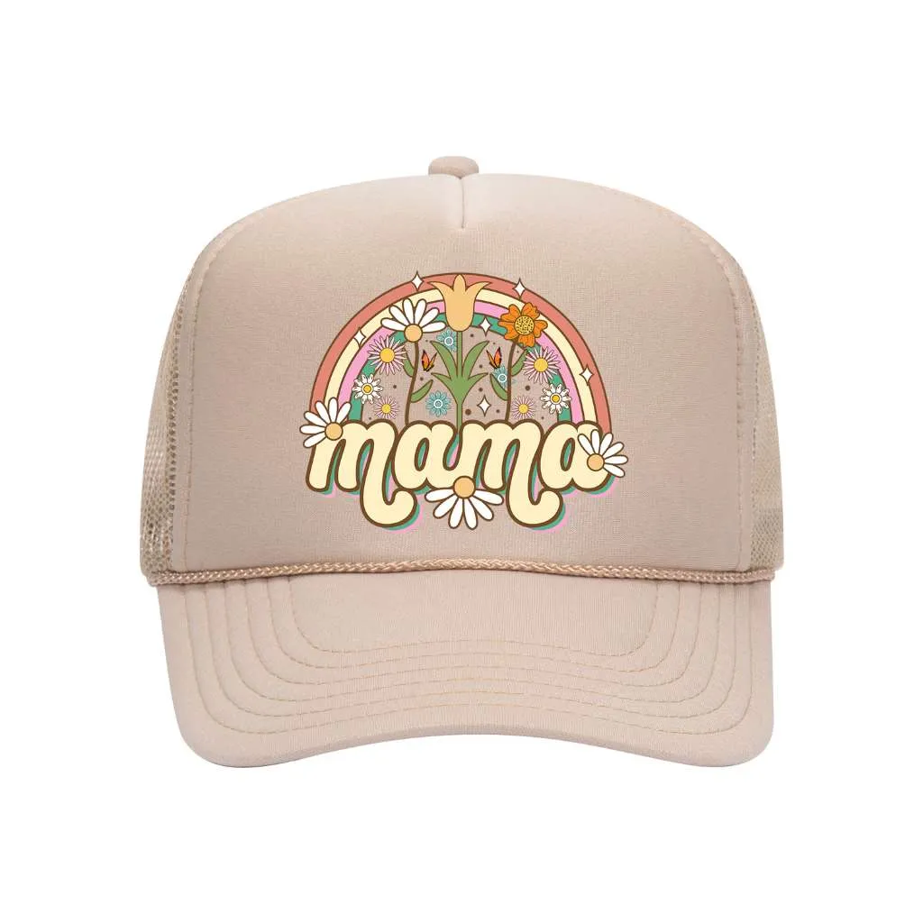 Mama Spring Solid Foam Trucker Hat