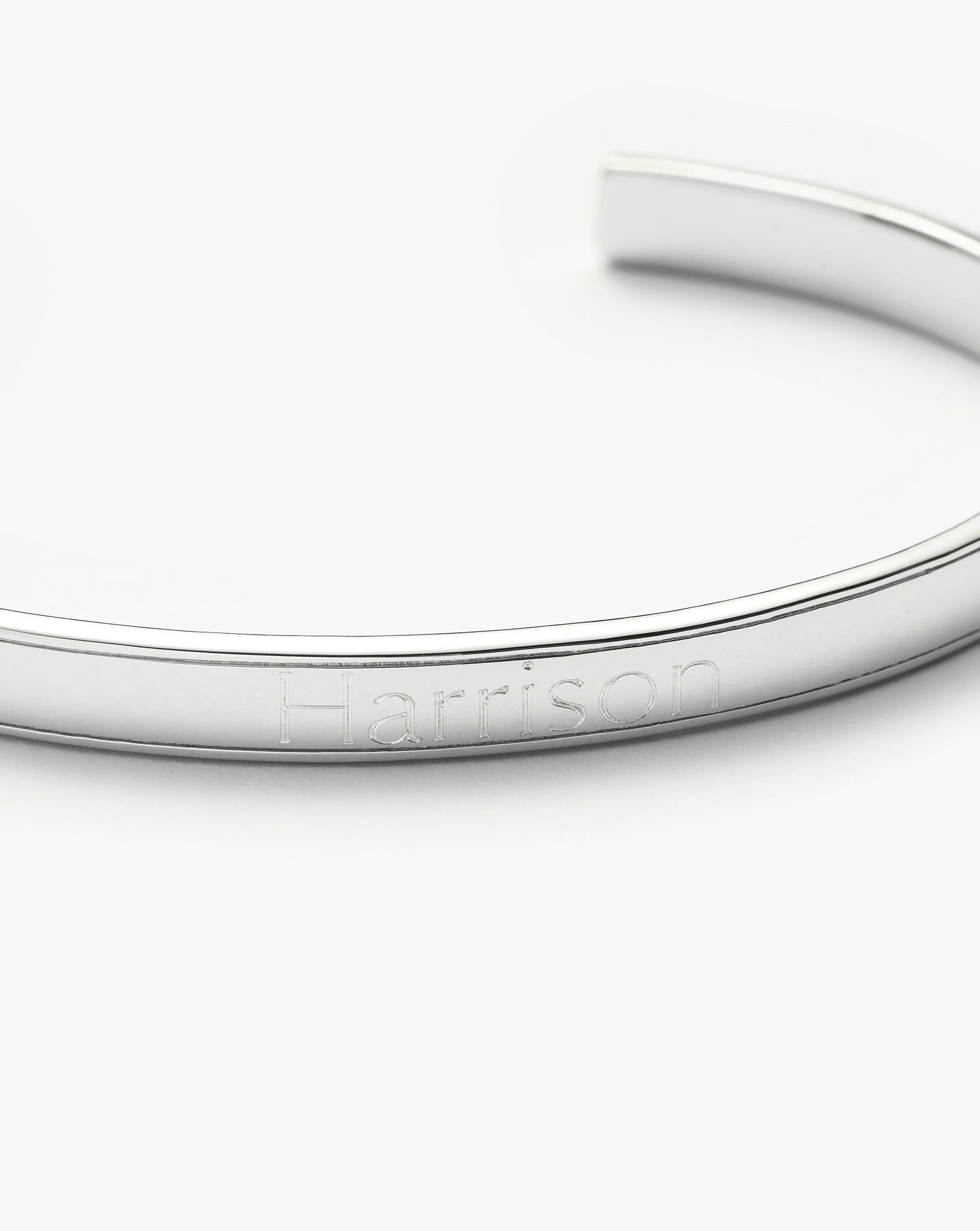 Mens Classic Cuff Bracelet | Sterling Silver