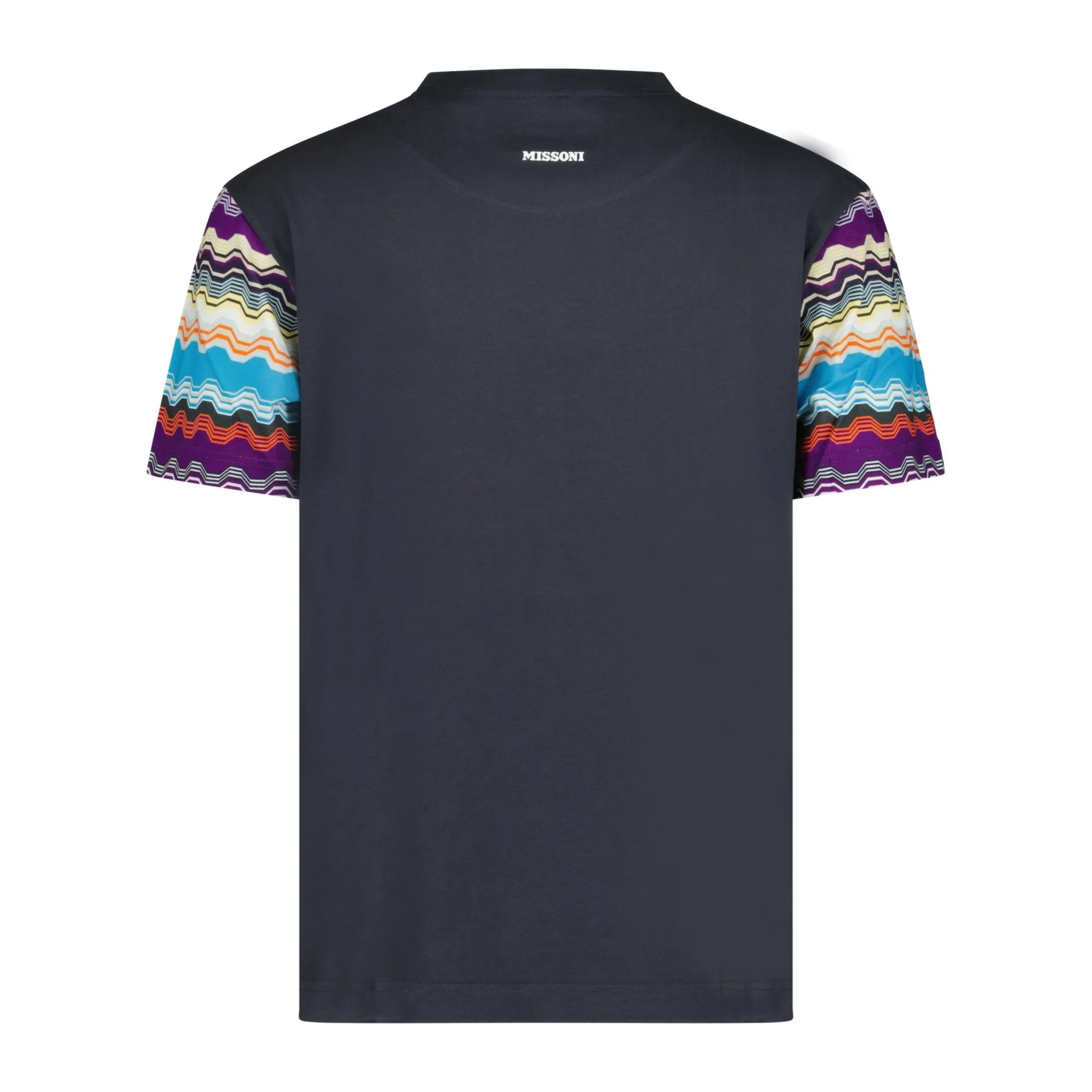 Missoni Arm Zig Zag Logo T-Shirt Midnight Blue