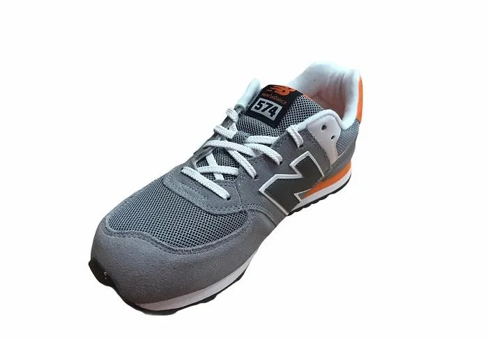 New Balance boys' sneakers KL574P1G grey