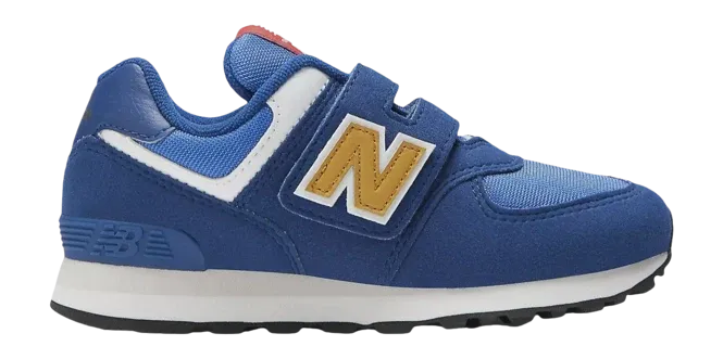 NEW BALANCE PV574 HBG Bleu Jaune sneakers baskets