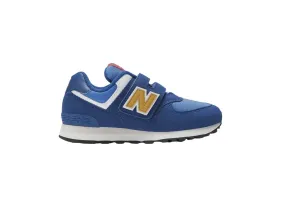 NEW BALANCE PV574 HBG Bleu Jaune sneakers baskets