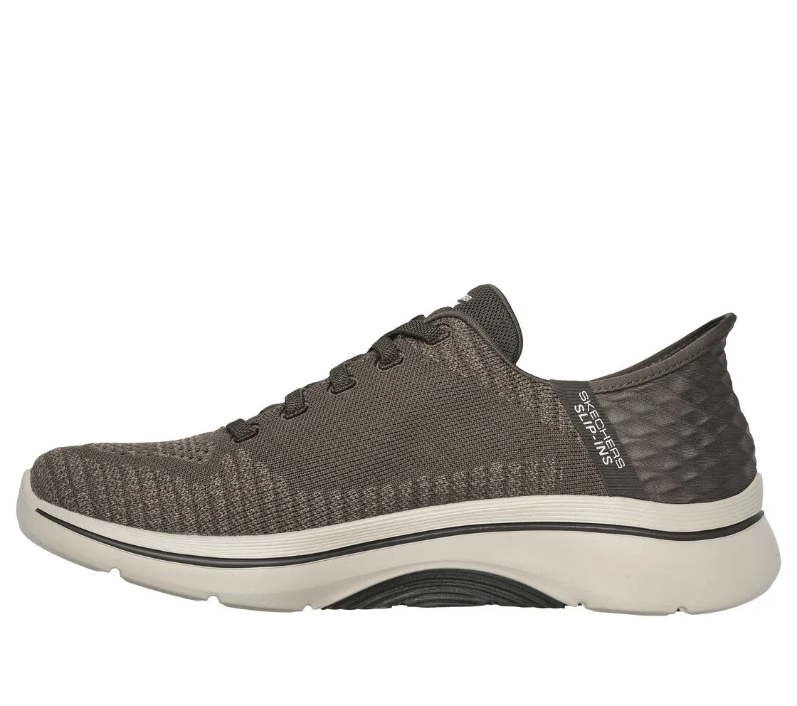 Skechers Mens Slip-ins Go Walk Arch Fit 2.0 Grand Select 2 Taupe Wide