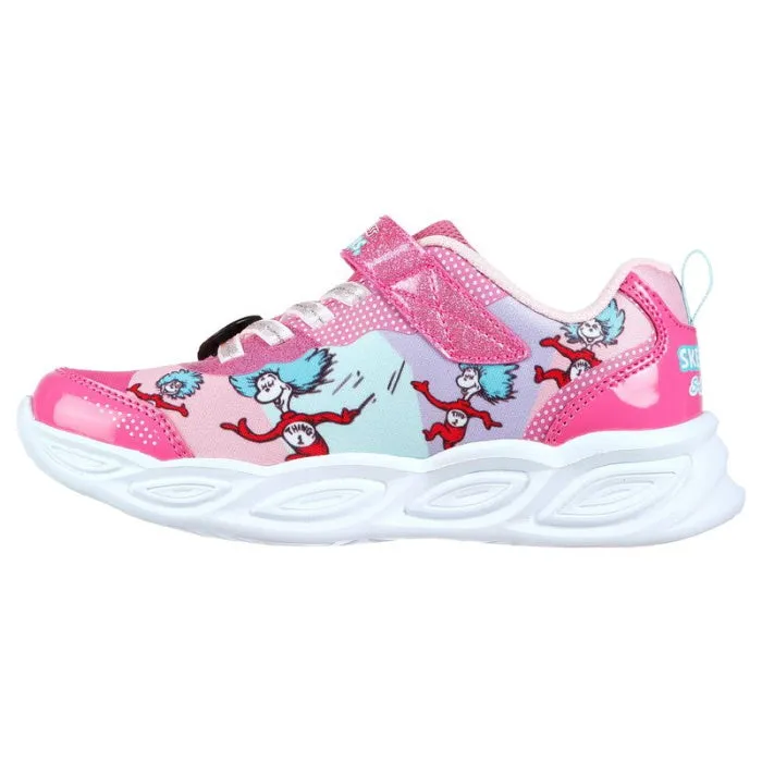 Skechers Youths Shimmer Beams Funtime Dr Seuss Light Up