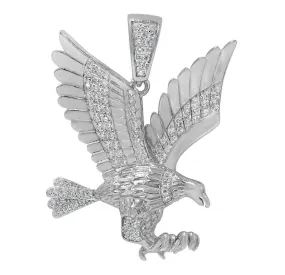 Sterling silver eagle pendant