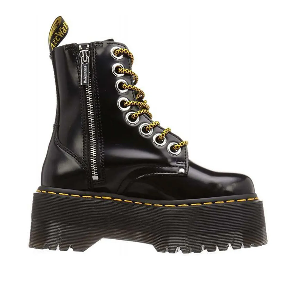 Stivaletti Donna Dr. Martens Platform Jadon Max Nero