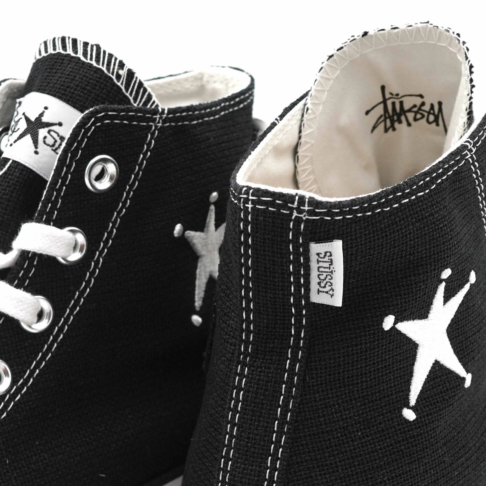 STUSSY X CONVERSE CHUCK TAYLOR ALL-STAR 70 HI  BLACK 2022