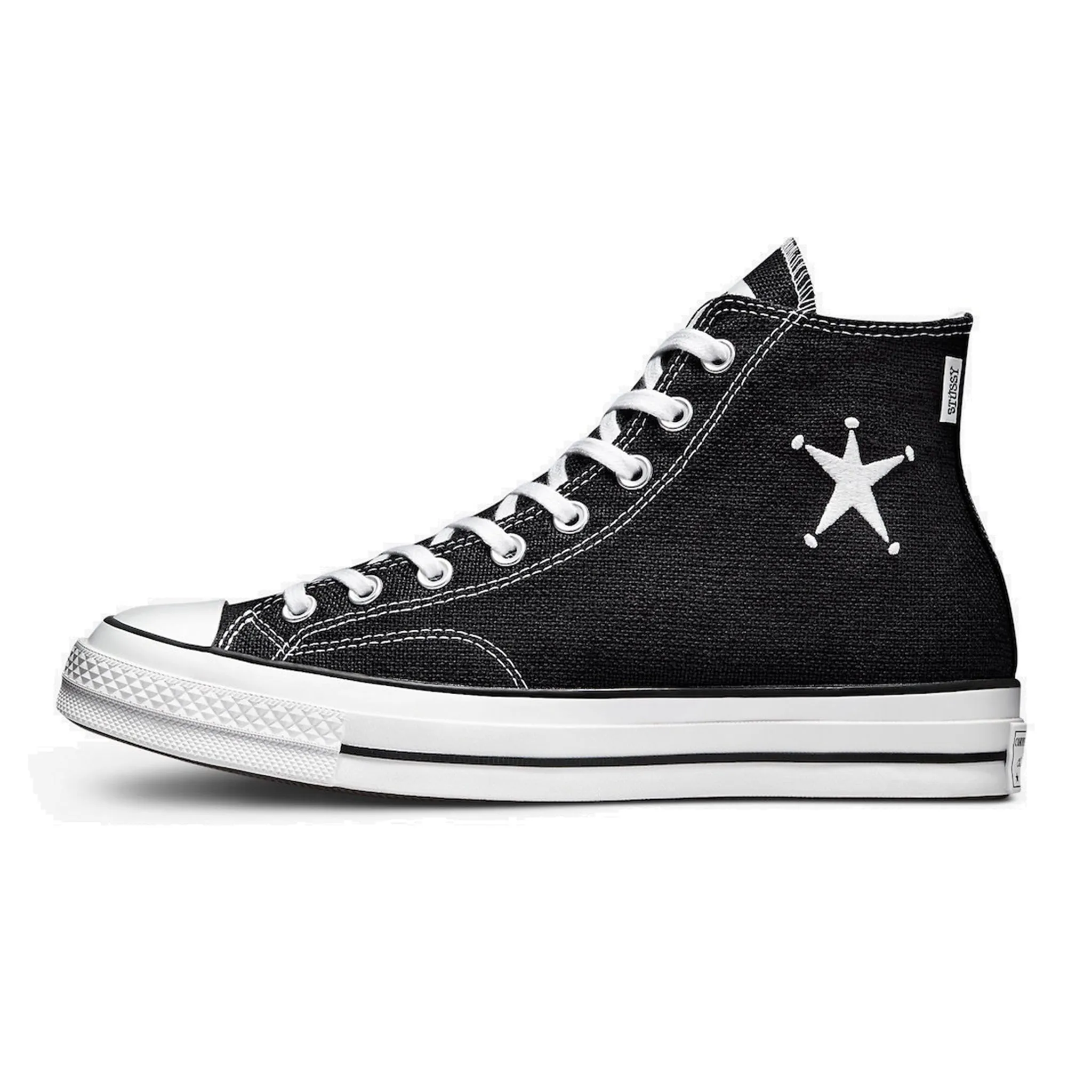 STUSSY X CONVERSE CHUCK TAYLOR ALL-STAR 70 HI  BLACK 2022